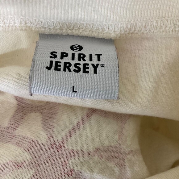 Spirit Jersey women size L Let it snow Red Snow Flakes Fair Isle cozy USA - Picture 4 of 12